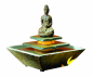 Mobile Preview: Zimmerbrunnen Buddha, frei,  Garten & Wohnen