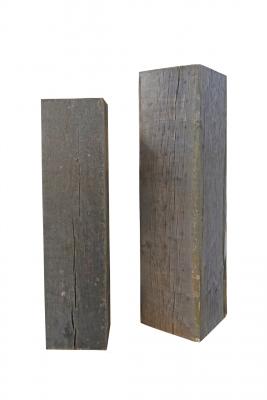 Wood Pedestal - Eichenholzsockel