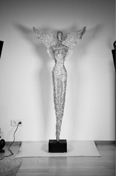 Engel eins, silber, Skulptur, Garten & Wohnen Online